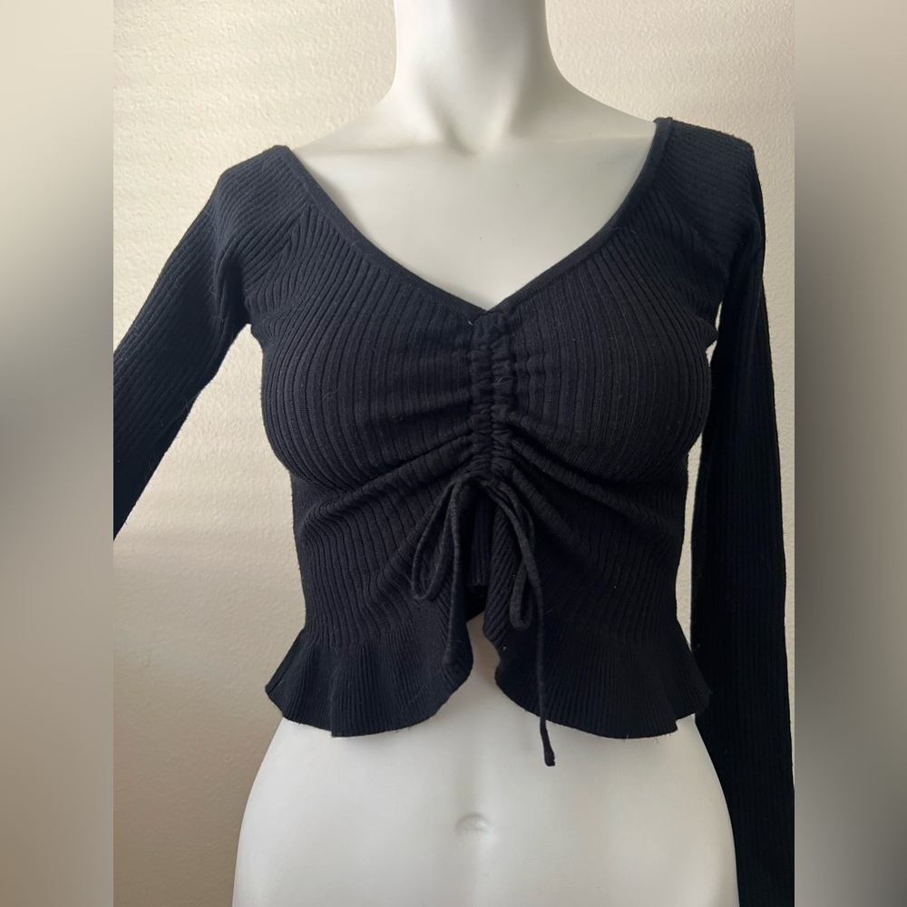 LA Hearts Flowy Long Sleeve Top